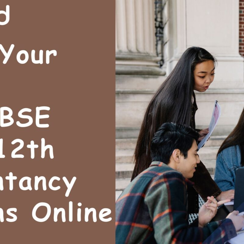 CBSE Class 12 Accountancy Tuitions Online